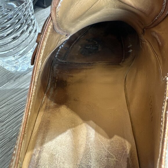 Magnanni Marco II Cuero Single Monk Strap size 15 Loafer READ main image 5